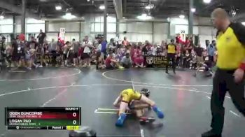 78 lbs Round 4 (6 Team) - Logan Pao, Untouchables White vs Oden Duncombe, Steel Valley Psychos