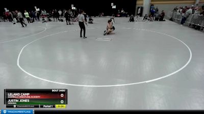 120 lbs Cons. Round 10 - Justin Jones, Virginia vs Leland Camp, Guerrilla Wrestling Academy