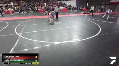 100 lbs Champ. Round 1 - Jack Scharenbroch, RT Elite vs Carter McCall, Elkhart Lake