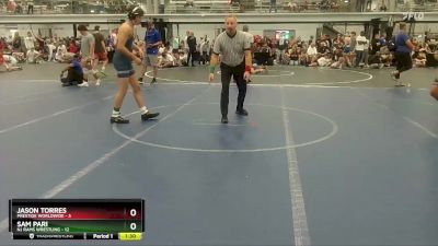 126 lbs Round 5 (8 Team) - Sam Pari, NJ Rams Wrestling vs Jason Torres, Prestige Worldwide