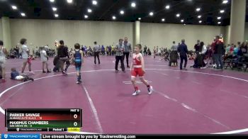 65 lbs Round 1 (4 Team) - Parker Savage, Alabama Elite Black&nbsp; vs Maximus Chambers, Oak Grove WC