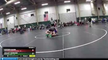 160 lbs Round 2 (16 Team) - Grant Moraski, Bellevue West vs Hayden Burr, Sedgwick County/Fleming