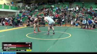 215 lbs Semifinal - Myles Johnson, SPRINGBORO vs Cody Fair, Washington (Massillon)