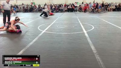 96 lbs Round 1 (6 Team) - Seamus Connole, Rambler WC vs Karson Williams, Wrestling Mill