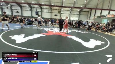 215 lbs Cons. Round 3 - Jayden Wood, CA vs Calvin Serra, WA