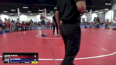 250 lbs Round 1 (8 Team) - Jacob Purtee, Ohio vs Zane Taliaferro, Georgia