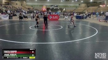 107 lbs Placement (4 Team) - Makya Parker, Cleveland (Girls) vs Angel Robles, Clarksville (Girls)