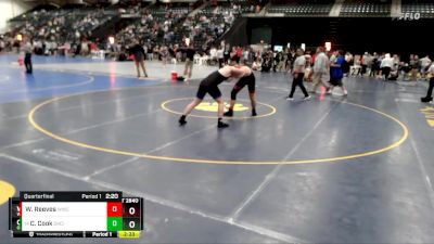 197 lbs Quarterfinal - Cooper Cook, Oklahoma City vs Wesley Reeves, Western Wyoming College