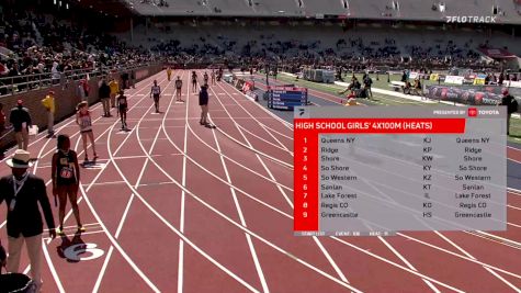 High School Girls' 4x100m Relay, Prelims 24