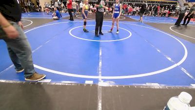 91 lbs Rr Rnd 2 - Paisley Heflin, Pryor Tigers vs Emma Goodman, Dark Cloud Wrestling Club