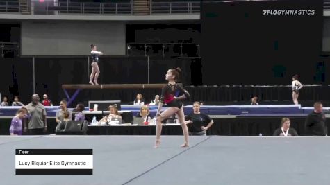 Lucy Riquier Elite Gymnastic Acad - Floor - 2022 Elevate the Stage Huntsville presented by SportsMED & Crestwood