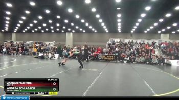 130 lbs Semis & 3rd Wb (16 Team) - Zaynah McBryde, Life vs Andrea Schlabach, Grand View