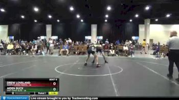 140 lbs Round 3 (6 Team) - Drew Loveland, North Florida Misfits vs Aiden Buck, East Coast Elite