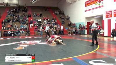 141 lbs Consolation - Tyson Dippery, Rider University vs Nate Hagan, Edinboro University