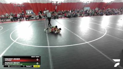 62 lbs 1st Place Match - Padraig Brady, Demolition Wrestling Club vs Vincent Zeiher, Wisconsin