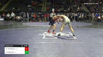 157 lbs Prelims - Anthony Artalona, Penn vs Eric Barone, Illinois