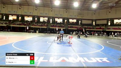 100 lbs Quarterfinal - Maddie Morse, St. Pauls NH vs Chloe Gayle, Long Island Lutheran