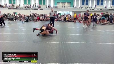 150 lbs Round 3 (4 Team) - Sean Blouin, Bronco Elite WC vs Nathan Barrett, BHWC Duval