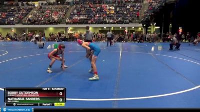 90 lbs Quarterfinal - Bobby Gutormson, Pursuit Wrestling Minnesota vs Nathanial Sanders, Red Cobra