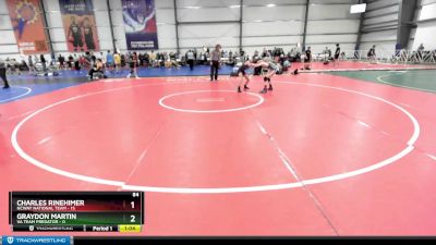 84 lbs Rd# 10- 4:00pm Saturday Final Pool - Charles Rinehimer, NCWAY National Team vs Graydon Martin, VA Team Predator