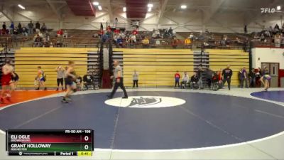 106 lbs Semifinal - Eli Ogle, Brownsburg vs Grant Holloway, Rochester