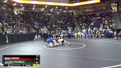 132 lbs Semis - Brody Brisker, Wilton vs Dawson Youngblut, Don Bosco