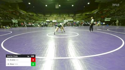 192 lbs Quarterfinal - Chance Evans, San Luis Obispo vs Brock Rios, Frontier