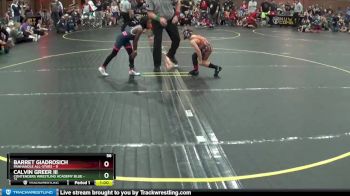 56 lbs Round 2 (4 Team) - Calvin Greer III, Contenders Wrestling Academy Blue vs Barret Giadrosich, Panhandle All-Stars