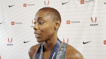 Shamier Little ALL SMILES After Winning 400H U.S. Title