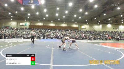 100 lbs Round Of 32 - Jason Lewis, Grizzly Wrestling vs Jonah Monckton, Hillsboro Mat Club