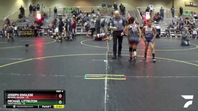 92 lbs Finals (8 Team) - Michael Littelton, Team Gotcha vs Joseph Englese, Belding Orange