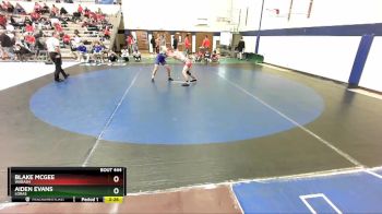 133 lbs Cons. Round 4 - Blake McGee, Wabash vs Aiden Evans, Loras