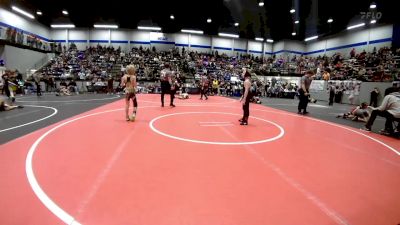 61 lbs Semifinal - Easton Blansett, Ada Youth Wrestling vs Landan Maloy, Piedmont