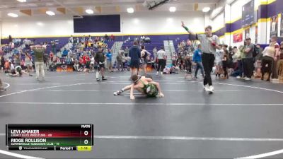 107 lbs Round 5 - Levi Amaker, Legacy Elite Wrestling vs Ridge Rollison, Summerville Takedown Club