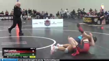 143 lbs Semis & Wb - London Houston, King University vs Riley Aamold, North Central College