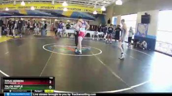132 lbs Quarters & Wb (16 Team) - Talon Maple, Funky Monkey vs Titus Herron, Palm Harbor
