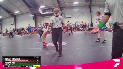 182 lbs Semis (4 Team) - Ronan An, Level Up vs Jonah Howard, Team Wonderbread Worldwide