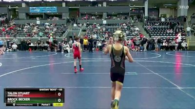 65 lbs Champ. Round 2 - Talon Stuart, Nebraska Boyz vs Brock Becker, DC Elite