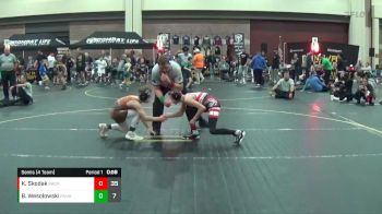 92 lbs Semis (4 Team) - Kaiden Skodak, Backyard Brawlers vs Bear Wesolowski, Panhandle All-Stars