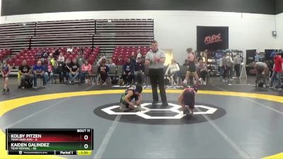 55 lbs Placement Matches (8 Team) - Kaiden Galindez, Team Revival vs Kolby Pitzen, Team Ohio (OH)