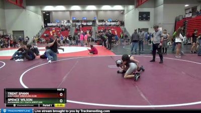 65 lbs Cons. Round 1 - Spence Wilson, Alexander City Youth Wrestling vs Trent Spann, Gulf Coast Wrestling Club