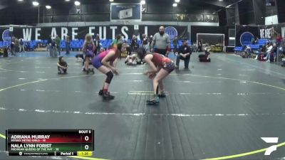 118 lbs Round 3 (4 Team) - Adriana Murray, MYWAY Metro Girls vs Nala Lynn Forist, Michigan Queens Of The Mat