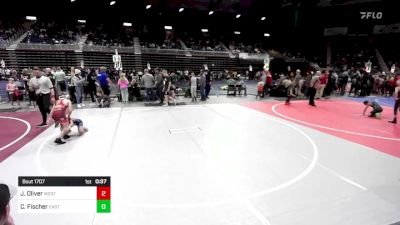 70 lbs Semifinal - James Oliver, West Lake vs Cormick Fischer, Eastside United WC