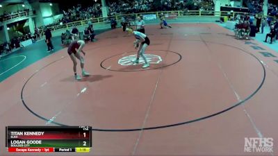 126 lbs Quarterfinal - Titan Kennedy, Elko vs Logan Goode, Boulder City