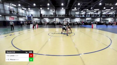 140 lbs Round Of 32 - Arcangelo Losee, Journeymen vs Christian Mazza, Southside Wrestling Club