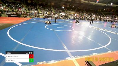 58 lbs Round Of 32 - Cecil Nelson, ReZults Wrestling vs Dayton Rice, Piedmont