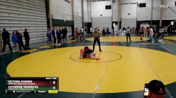 115-121 lbs 1st Place Match - Victoria Powers, Nebraska Wrestling Academy vs Catherine Hendricks, Torrington Wrestling Club
