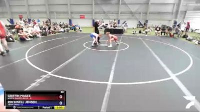 88 lbs Round 2 (6 Team) - Griffin Magee, North Dakota Blue vs Rockwell Jensen, Team Idaho