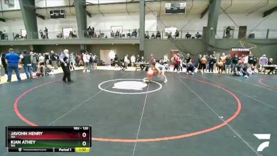 120 lbs Cons. Round 2 - Javohn Henry, WA vs Kian Athey, WA