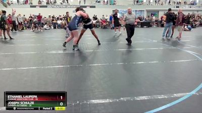 215 lbs Semifinal - Joseph Schulze, Camden Outsiders vs Ethaniel Laupepa, Flagler Wrestling Club